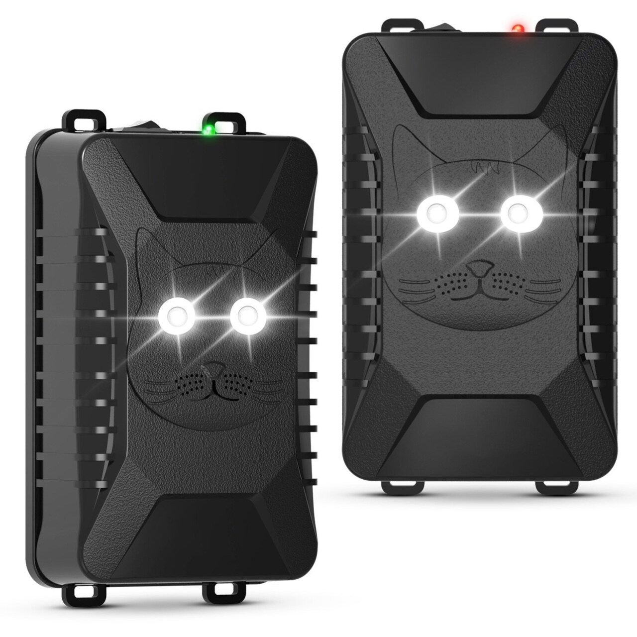 2 Packs Under Hood Ultrasonic Rodent Repellent Mouse Wildcat Control Portable Rodent Chaser With 3 Power Supplies For